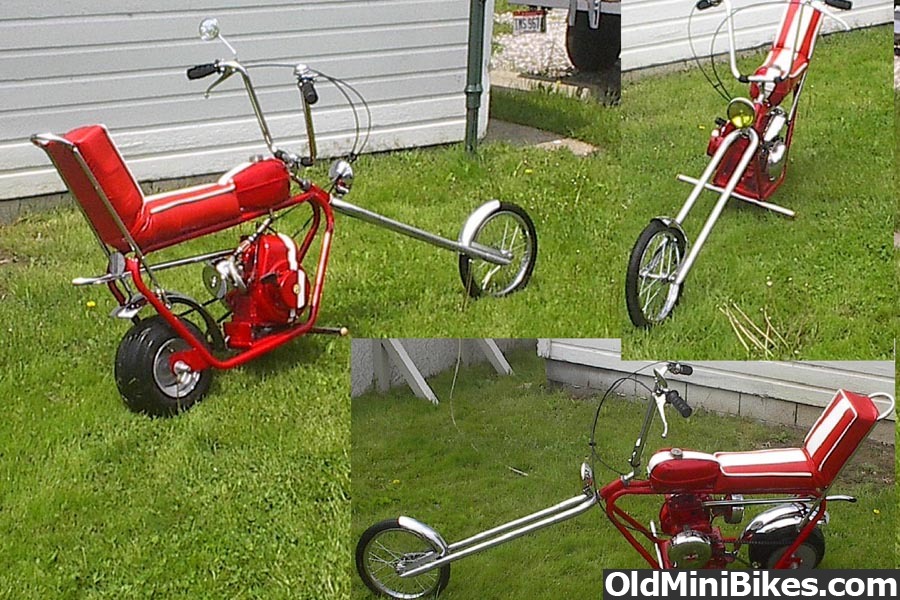 groovy chick chopper bike