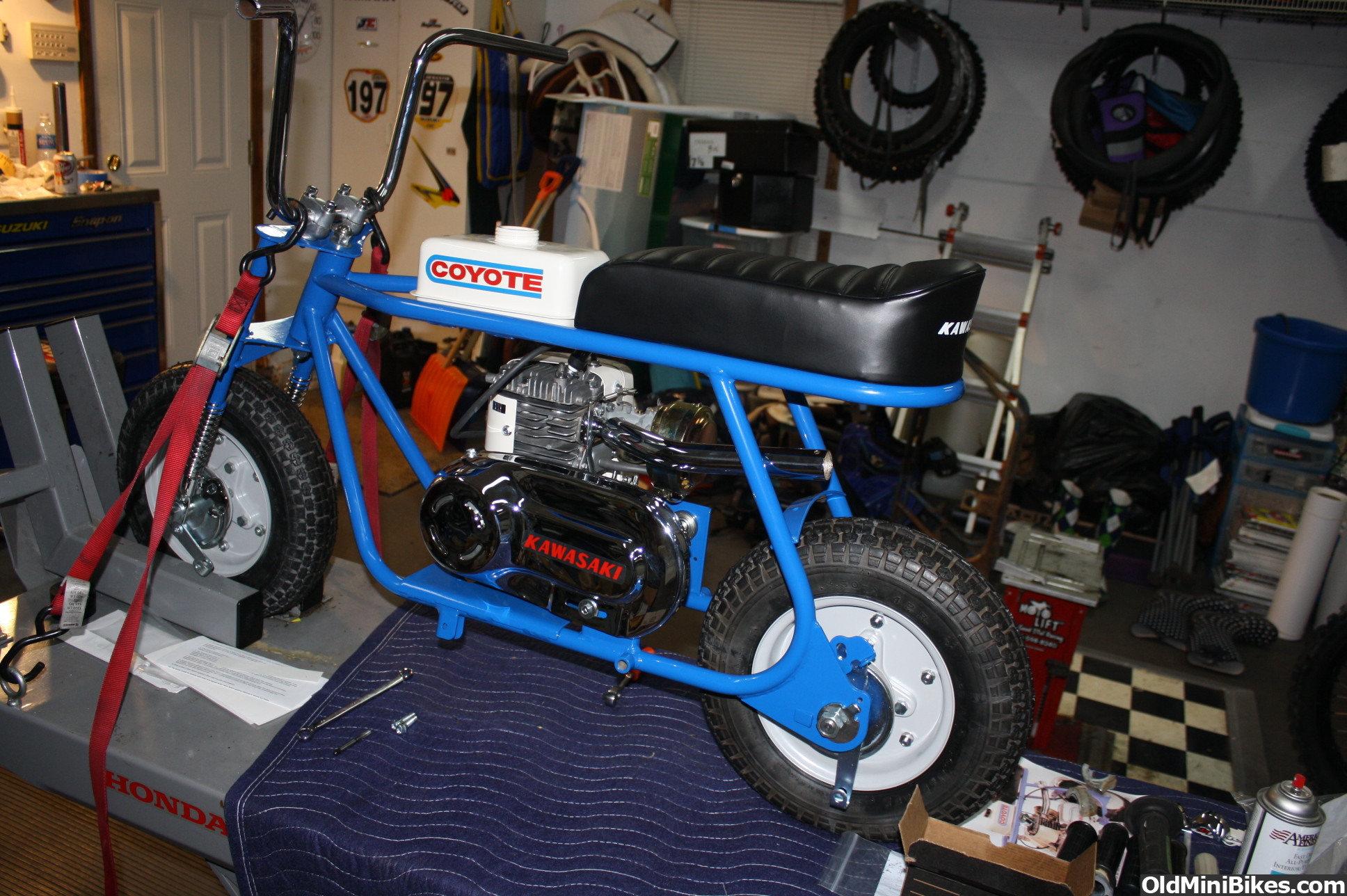 Kawasaki Coyote rebuild | OldMiniBikes.com