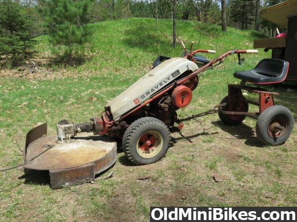 Old gravely mowers sale