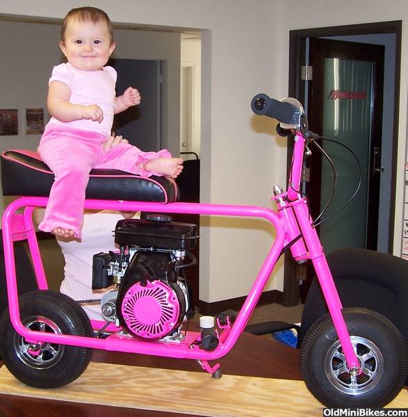 Pink mini hot sale bike