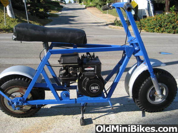square tube mini bike frame