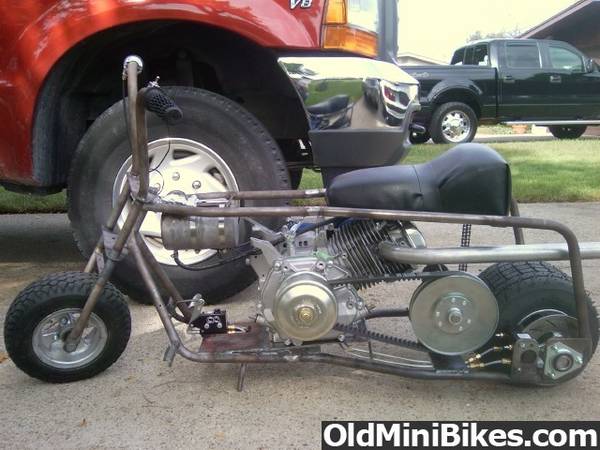 mini drag bike frame