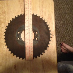 TS 110 sprocket -differential