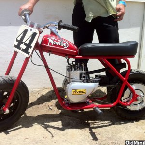 Norton flat track mini bike