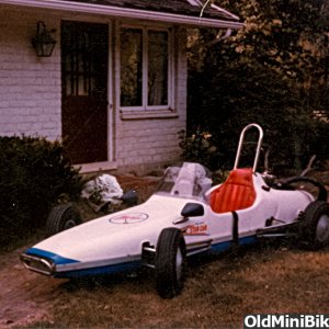 Dads Polaris powered "Indy" Car Sickening fast for a toy!