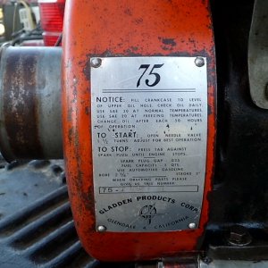 gladden 75 engine