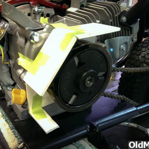 Clutch/brake cover design