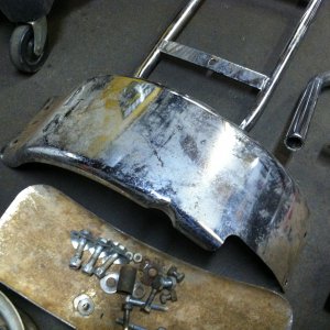 MTD Parts - Rear Fender and inside of front