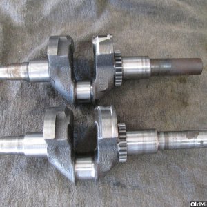 early HS40 crankshafts (standard and long version)