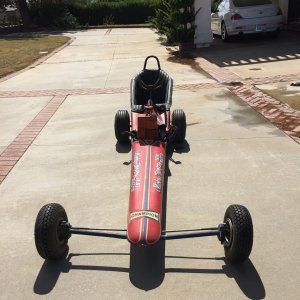 Mickey Thompson Mini Dragster Current Photos