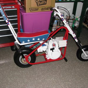 My Restored 1971 Manco Stars And Stripes Mini Bike