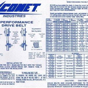 Comet Belt Maintenance