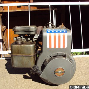 5 hp Tecumseh engine w/ alternator A.P.E. Dunecycle
