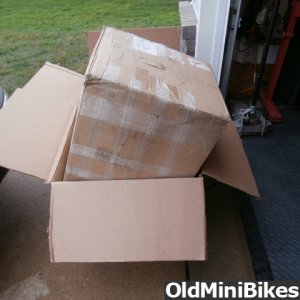 Boonie Bike boxes it came in