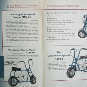 1966 Rupp Brochure