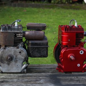 Briggs and Stratton 4HP Motors - From Behind