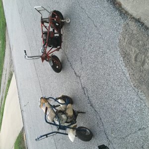 Mini bikes, unknown, roper, seats, find