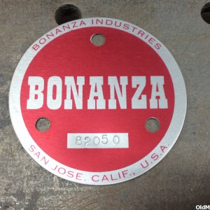 RePop Bonanza Badge w/ #s  punched