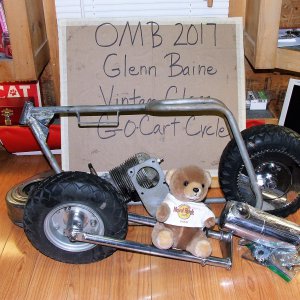 OldMiniBikes BUILD OFF 2017  (GOKART CYCLE)   VINTAGE CLASS
