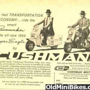Cushman Ad 1959