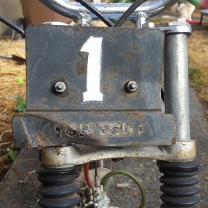 Montesa cots 25c number plate