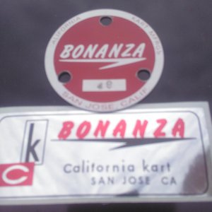 badge and sticker