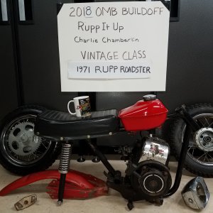 71 Rupp Roadster - 2018 OldMiniBikes Build Off