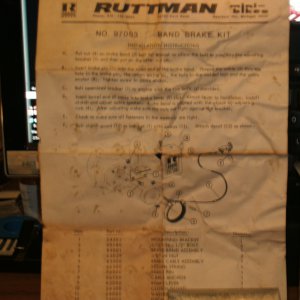 1970's NOS Ruttman Band Brake Kit