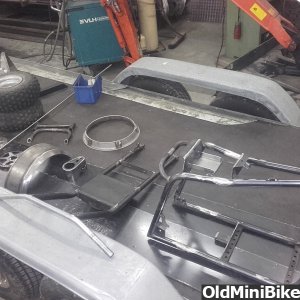 disassembly minibike
