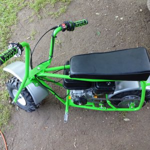 Baja - Dirt Bug DB-30S Mini Bike finished restoration picture #6.JPG