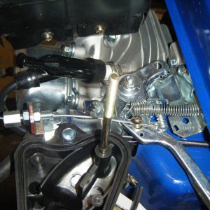 6.5 hp. clone throttle set up