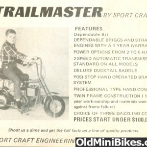 Sport Craft Trailmaster 11-1969