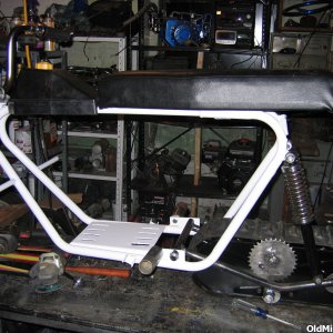 minibike snowmobile project
