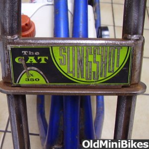Cat mini bike Sling Shot 350