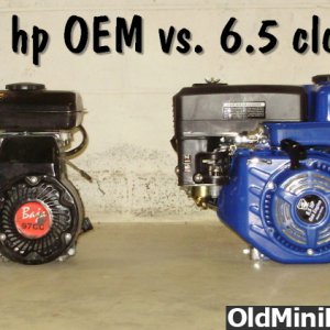 2.8 hp OEM & 6.5 hp clone engines