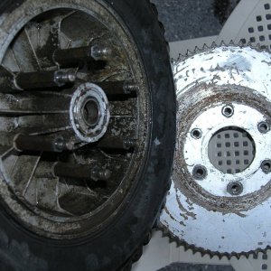 rupp 6" trubine wheel and sprocket