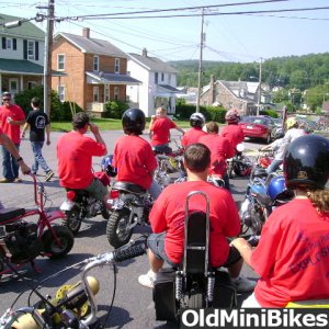 Bike Photo's, staging for Saturday's parade