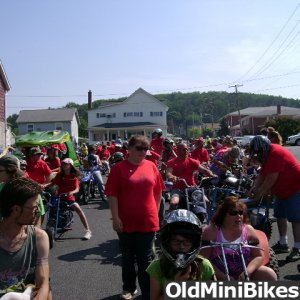Bike Photo's, staging for Saturday's parade