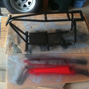 Painting frame and chain guard
