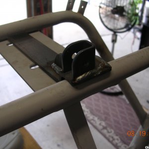 kickstand mount to bolt rather than weld