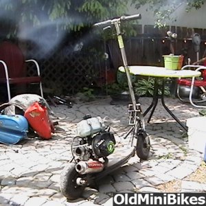 elec. scooter/pcket bike engine covert