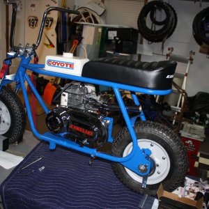 my 1970 kawasaki coyote vintage mini bike | OldMiniBikes.com