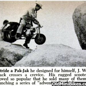 The designer of the Pak Jak from Popular Science 1966