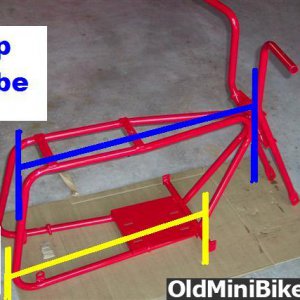 azusa mini bike frame