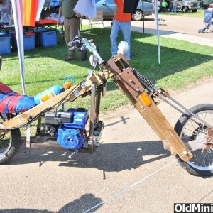 Wooden Bike with Harbor Freight 6.5 engine