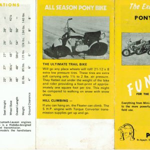 pony bike brochure