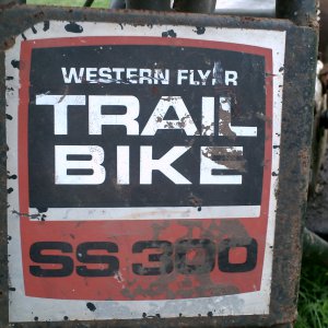 Western Flyer SS300 Fork Decal