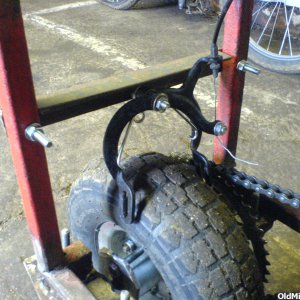 Minibike brake