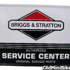 Briggs & Stratton Service Center Sign