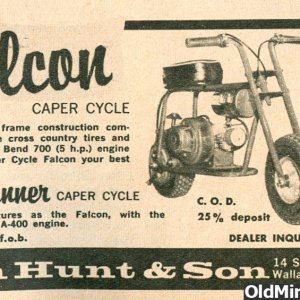 Caper Falcon Ad 1960